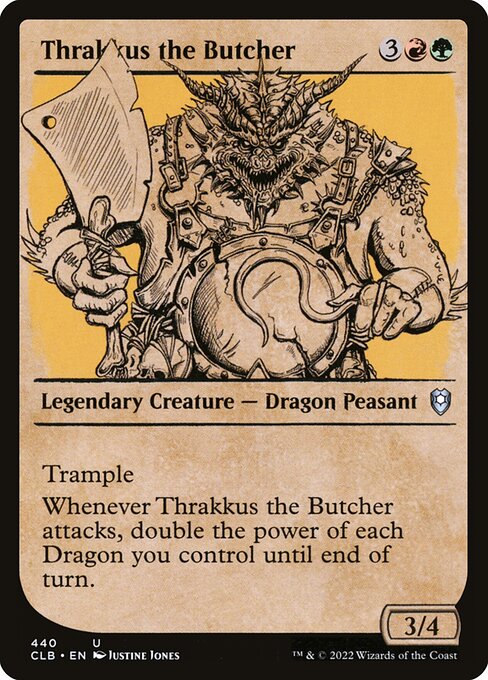 Thrakkus the Butcher from Commander Legends: Battle for Baldur's Gate