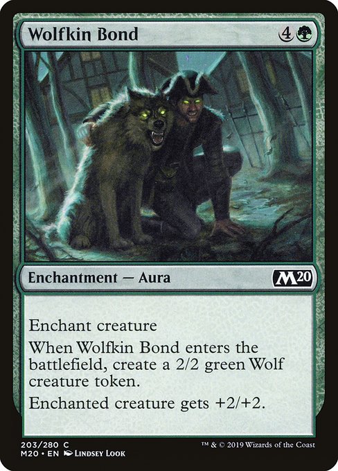 Wolfkin Bond from Core Set 2020