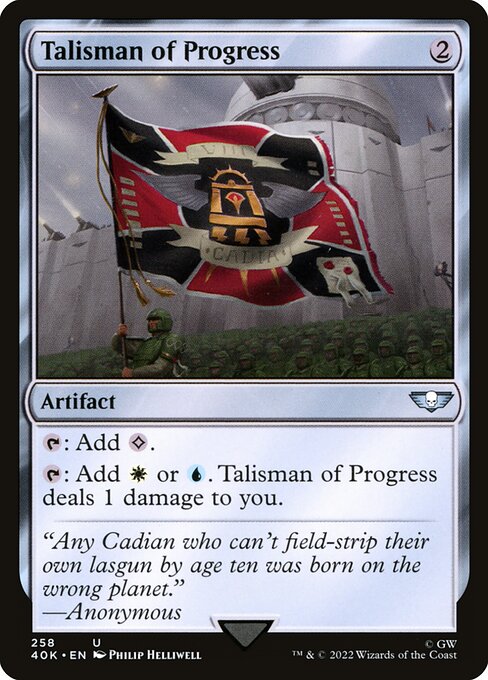 Talisman of Progress from Warhammer 40,000 Commander