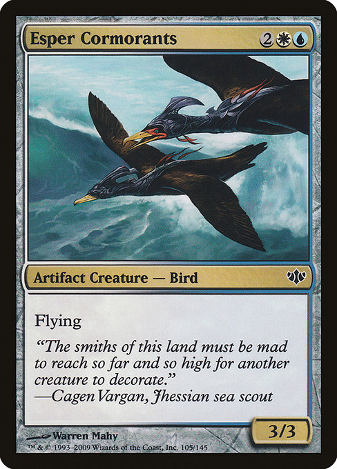 Esper Cormorants highlighted card art