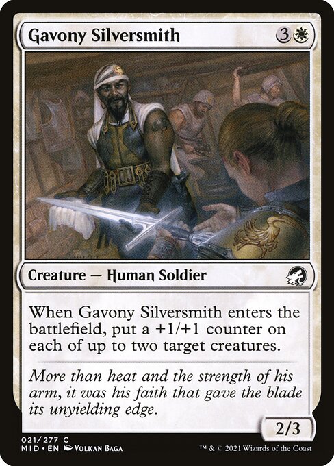 Gavony Silversmith from Innistrad: Midnight Hunt