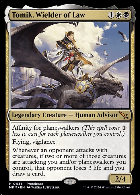 Tomik, Wielder of Law highlighted card art