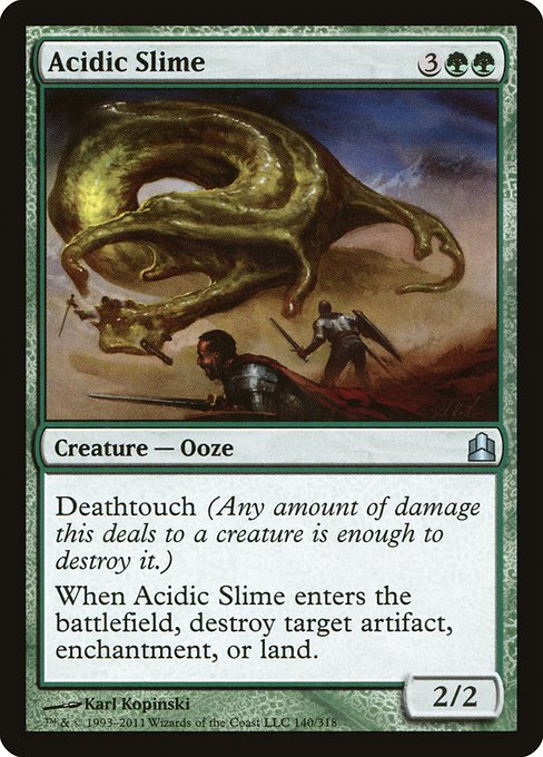 Acidic Slime from Commander 2011