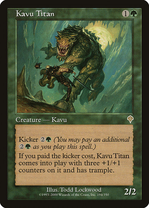 Kavu Titan highlighted card art