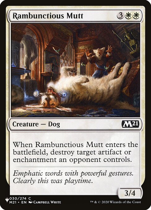 Rambunctious Mutt highlighted card art