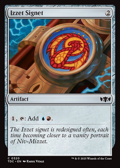 Izzet Signet from Tarkir: Dragonstorm Commander