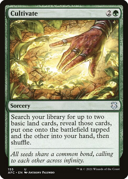 Cultivate from Forgotten Realms Commander