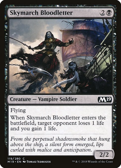 Skymarch Bloodletter from Core Set 2019