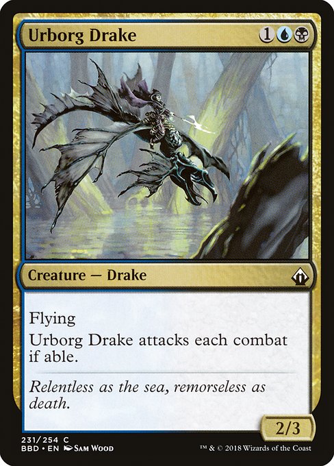 Urborg Drake highlighted card art
