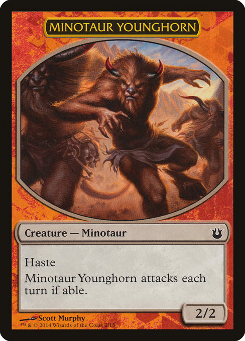 Minotaur Younghorn highlighted card art