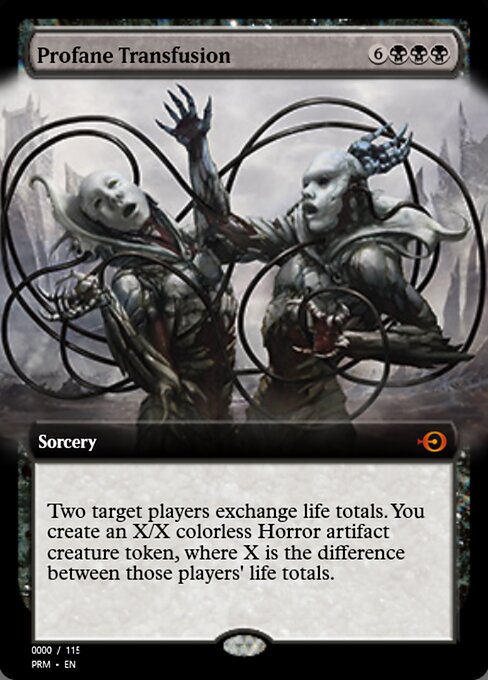 Profane Transfusion highlighted card art