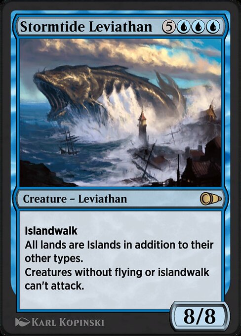 Stormtide Leviathan highlighted card art