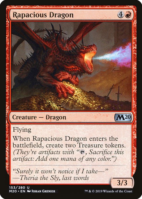 Rapacious Dragon from Core Set 2020
