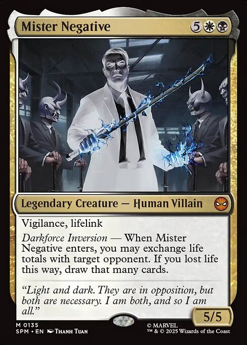 Mister Negative highlighted card art