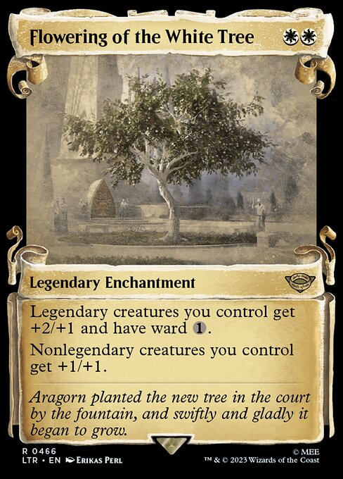 Flowering of the White Tree highlighted card art