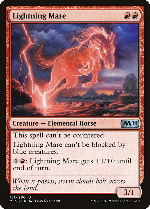 Lightning Mare highlighted card art