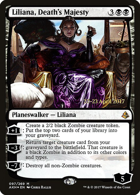 Liliana, Death's Majesty from Amonkhet Promos