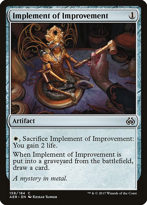 Implement of Improvement highlighted card art
