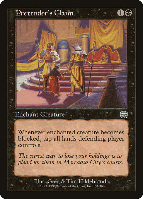 Pretender's Claim highlighted card art