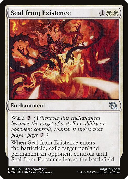Seal from Existence highlighted card art