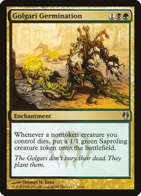 Golgari Germination from Duel Decks: Izzet vs. Golgari