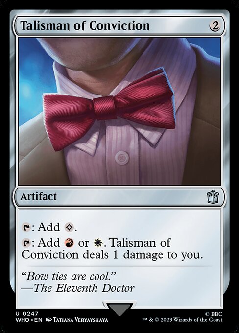 Talisman of Conviction from Doctor Who