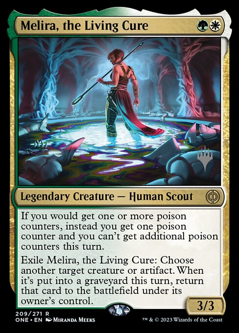 Melira, the Living Cure highlighted card art