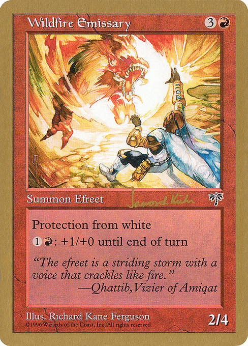 Wildfire Emissary from World Championship Decks 1997