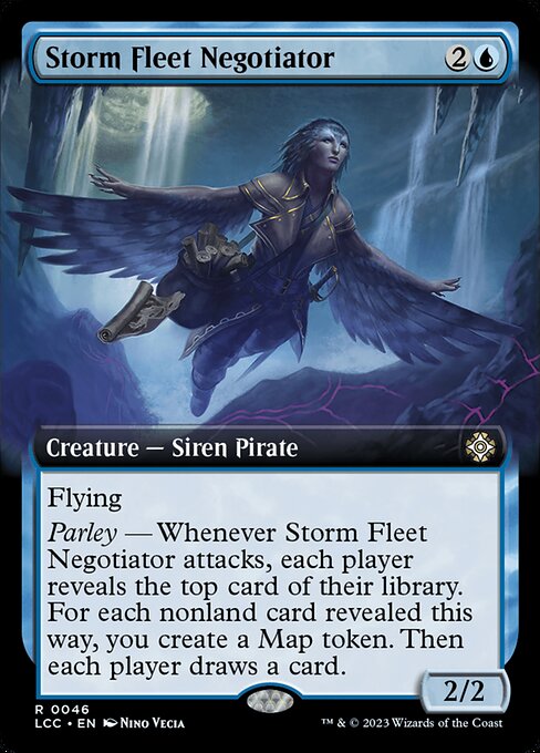 Storm Fleet Negotiator highlighted card art