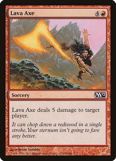 Lava Axe from Magic 2012