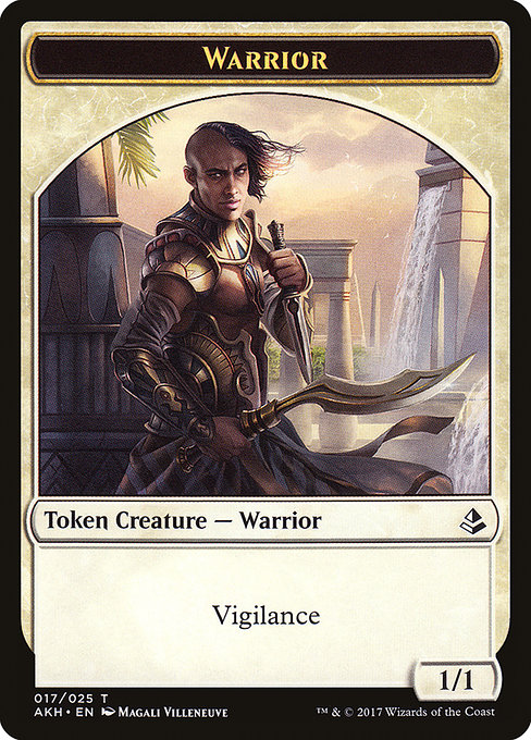 Warrior from Amonkhet Tokens