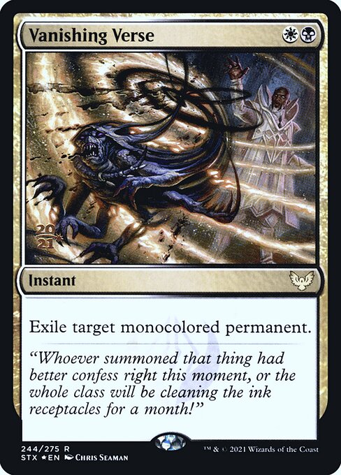 Vanishing Verse from Strixhaven: School of Mages Promos