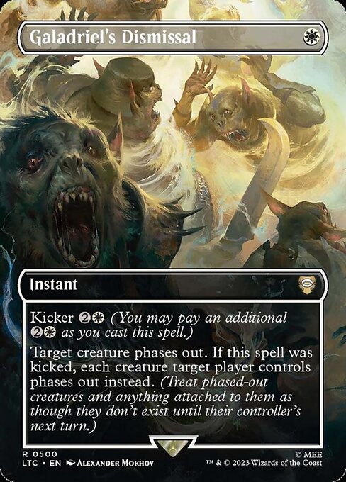 Galadriel's Dismissal highlighted card art