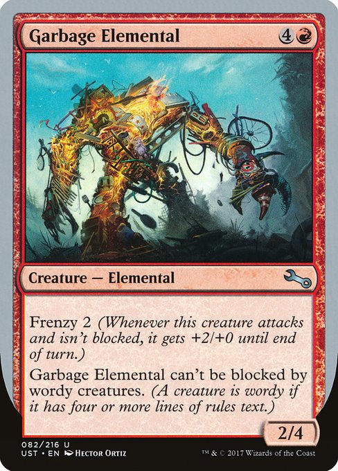 Garbage Elemental highlighted card art