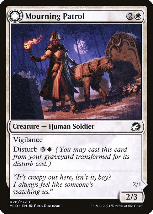 Mourning Patrol // Morning Apparition from Innistrad: Midnight Hunt