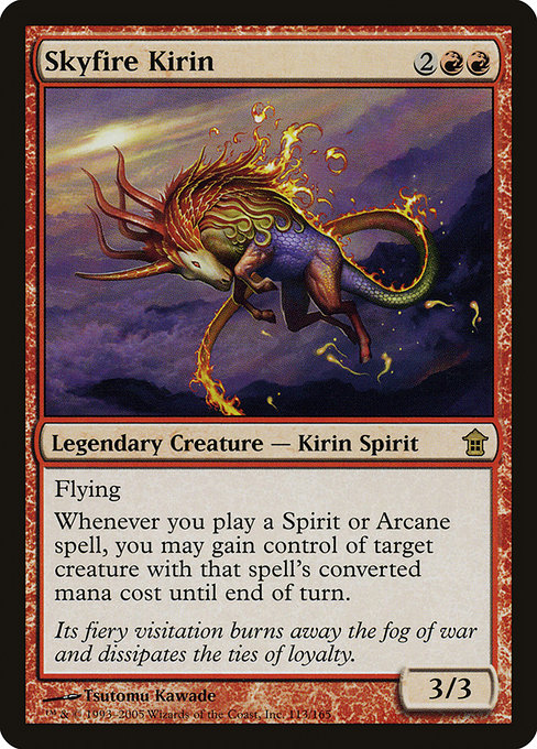 Skyfire Kirin highlighted card art