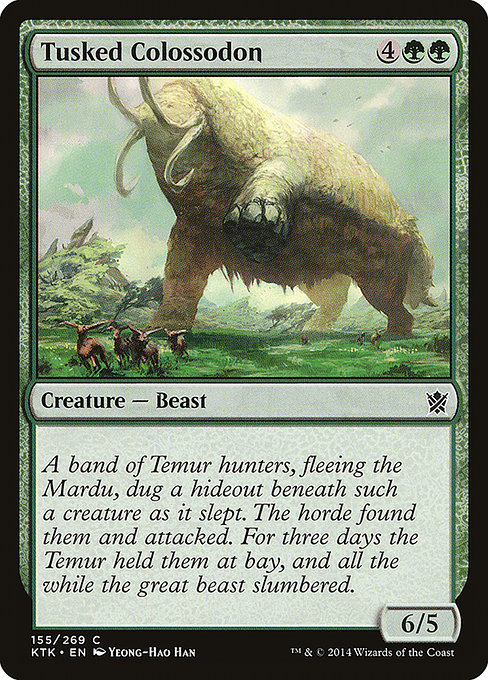 Tusked Colossodon highlighted card art