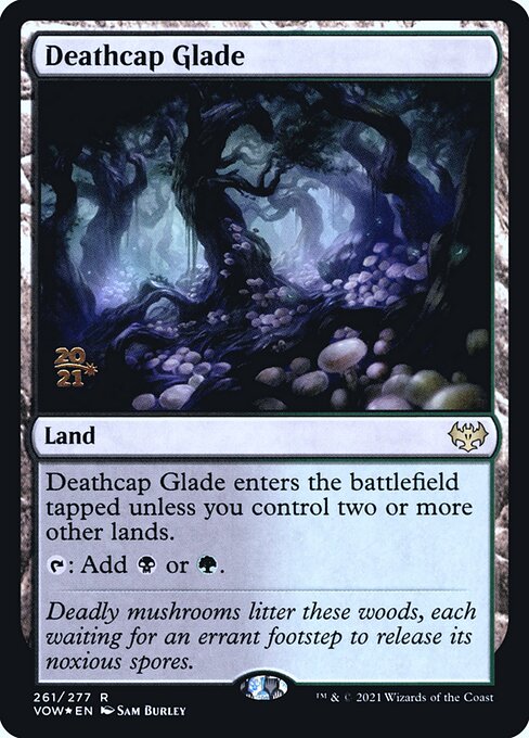 Deathcap Glade from Innistrad: Crimson Vow Promos