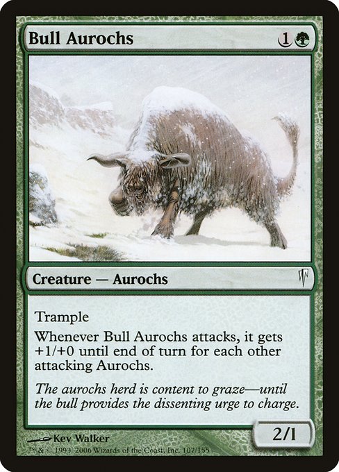 Bull Aurochs highlighted card art