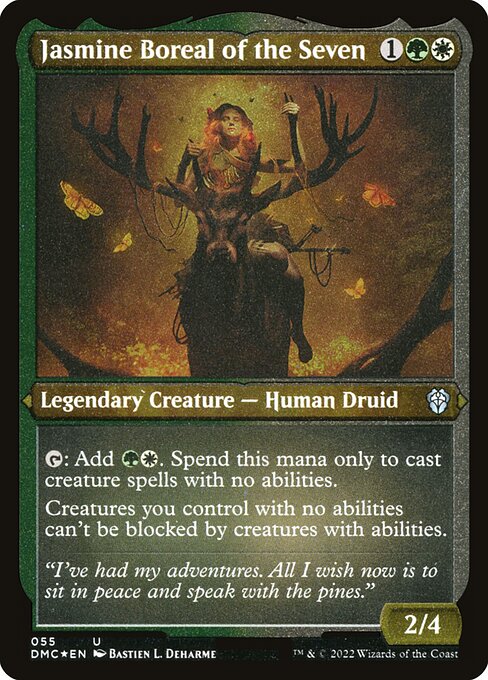 Jasmine Boreal of the Seven highlighted card art