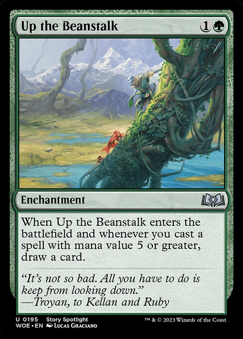 Up the Beanstalk highlighted card art