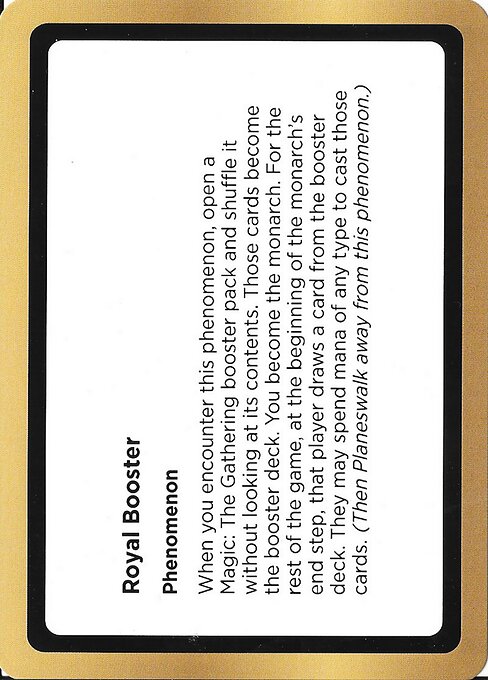 Royal Booster highlighted card art