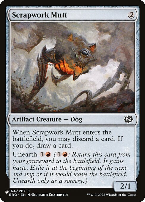 Scrapwork Mutt highlighted card art