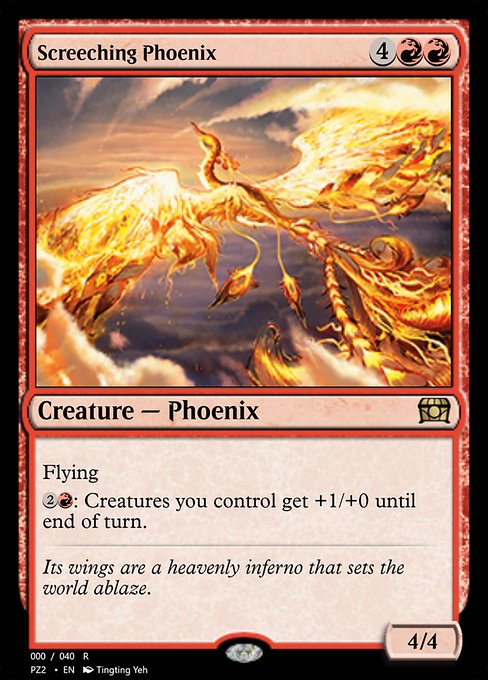 Screeching Phoenix highlighted card art