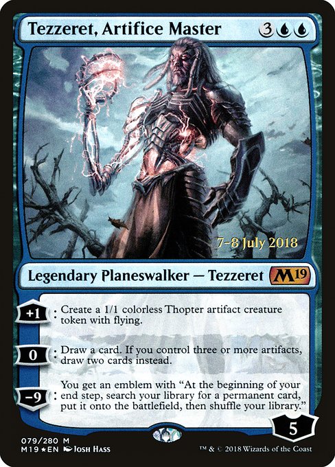 Tezzeret, Artifice Master from Core Set 2019 Promos