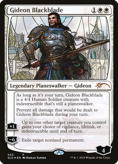 Gideon Blackblade from Secret Lair Drop