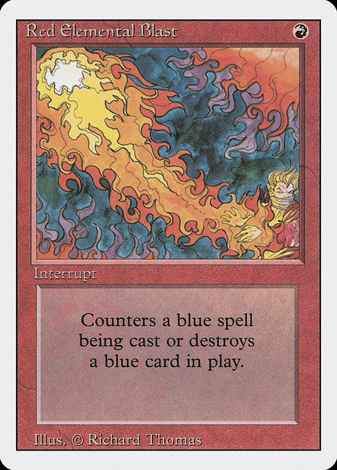 Red Elemental Blast from Revised Edition