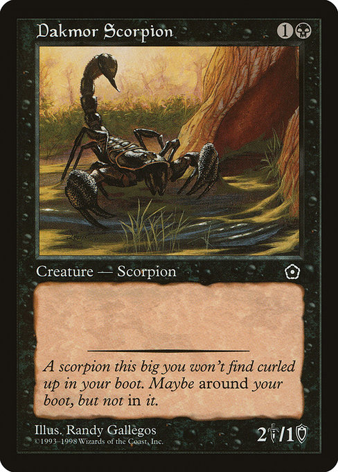 Dakmor Scorpion from Portal Second Age