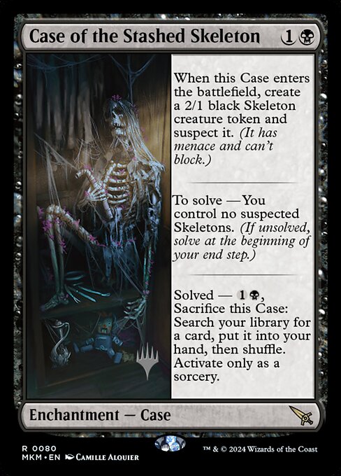 Case of the Stashed Skeleton highlighted card art