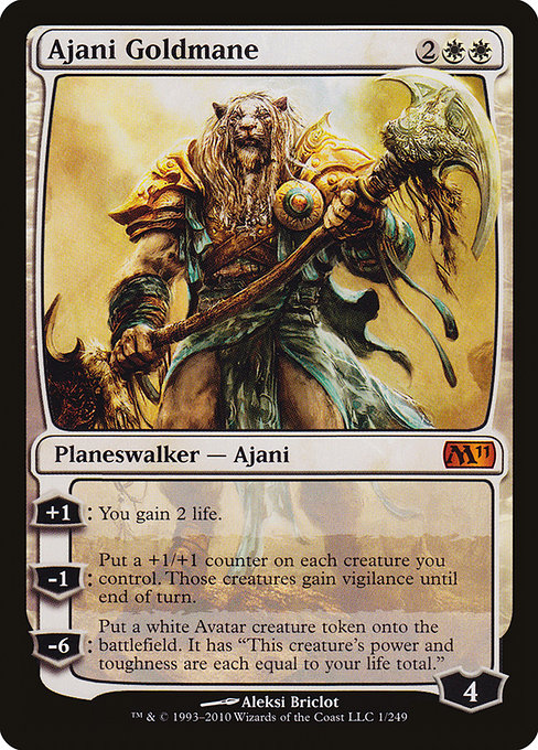 Ajani Goldmane from Magic 2011